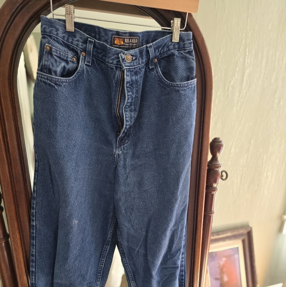 Vintage Route 66 Denim Blue Jeans - Picture 3 of 6